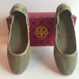 Tory Burch Suede Ballet Flats
